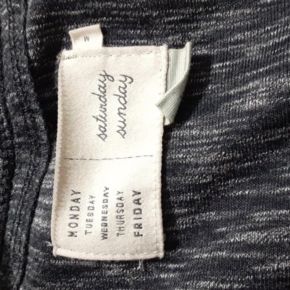 Anthropologie Saturday Sunday Women's Dress Fit Flare Speckled Gray Size M - Picture 7 of 7